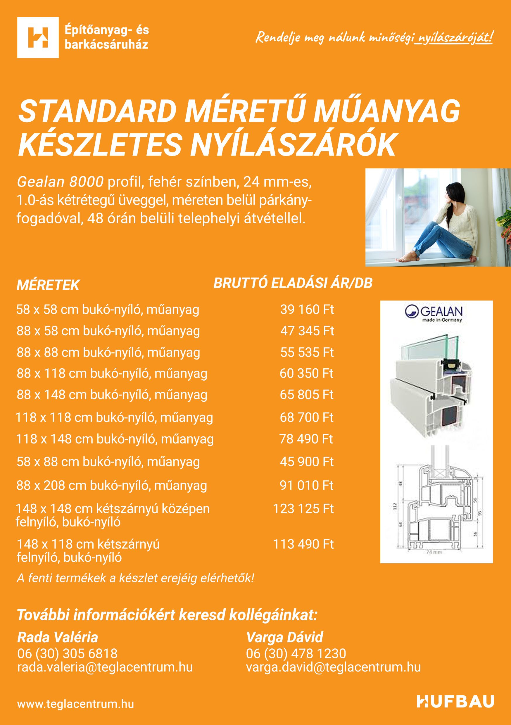 Pécs - Standard méretű műanyag nyílászárók - Ajtó, ablak, redőny, szúnyogháló - Tanácsadás, ajánlatkérés, információk, árak