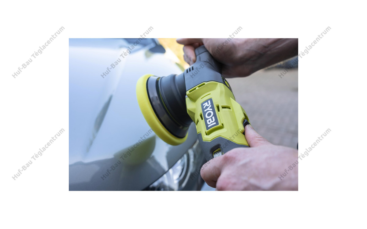 Pack RYOBI - Polisseuse R18P-0 - 18V - sans batterie ni chargeur - Disque de finition RAKPFP01 - 125 mm - Bricolage
