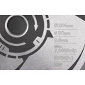 RYOBI SB254T48A1 körfűrészlap - 254 mm