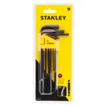 Stanley 9 darabos imbuszkulcs készlet, gömbvég kialakítással.