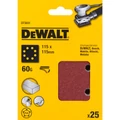 DEWALT DT3031-QZ tépőzáras csiszolópapír, 8 lyukú 115X115 - 60G