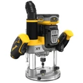 DEWALT DCW620H2-QW 18V-os 12 mm felsőmaró, 2 db 5 Ah-s POWERSTACK akkuval, töltővel, TSTAK kofferben, akár 70 mm-es marási mélységgel.