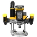 DEWALT DCW620H2-QW 18V-os 12 mm felsőmaró, 2 db 5 Ah-s POWERSTACK akkuval, töltővel, TSTAK kofferben, akár 70 mm-es marási mélységgel.