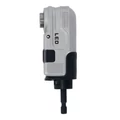 DEWALT DTLRA-QZ 1/4&quot;-os sarokcsavarozó adapter, LED világítással, beépített akksival.