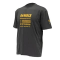 DEWALT 100YEARS logóval ellátott póló, szürke színben.
