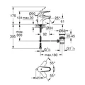 GROHE EuroEco mosdócsap, S-es méret - króm