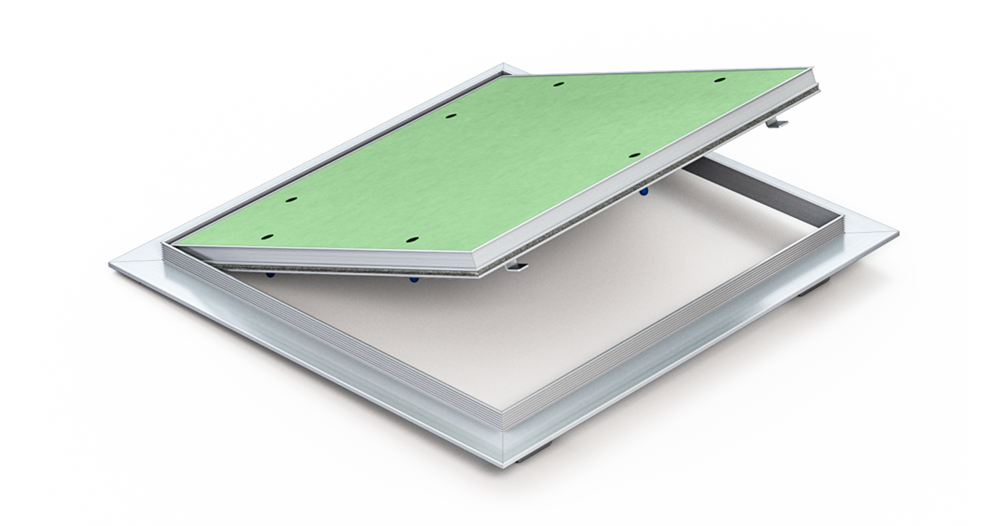 Trappe De Visite HACO Plastique ASA - 300x400 Mm - Blanc, Résistante Aux UV, Pour Mur Ou Plafond