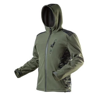 NEO munkadzseki - Softshell terepmintás víz- és szélálló olíva M