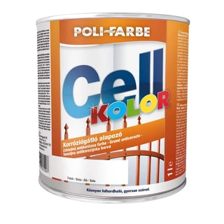 POLI-FARBE Cellkolor korróziógátló alapozó (fehér) 1l