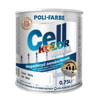 POLI-FARBE Cellkolor Brill Magasfényű zománcfesték szürke 0,75l