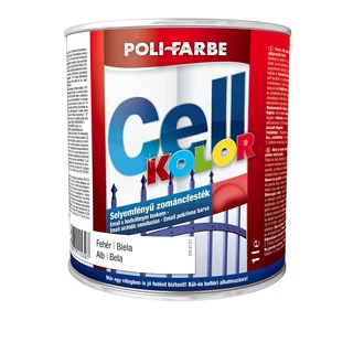 POLI-FARBE Cellkolor Selyemfényű Zománcfesték Világosbarna 1l