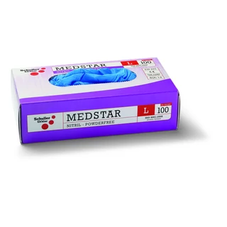 Schuller Medstar Nitril  kesztyű púdermentes 9 / L - 100 db