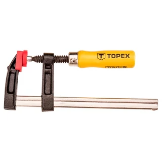 Topex asztalos szorító - 150x 50mm fa markolattal