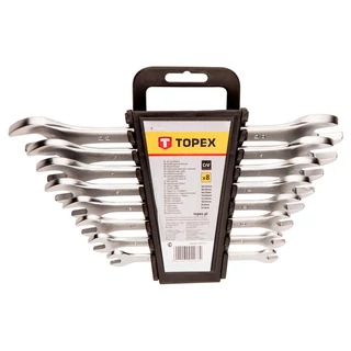 Topex villáskulcs készlet - 6-22mm 8 r crv