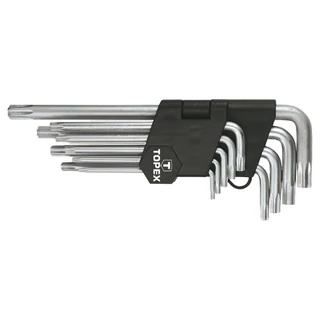 Topex Torx kulcs készlet - 9 részes T10-50