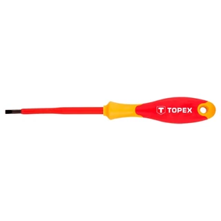 Topex csavarhúzó - lapos SL 4x100mm 1000V szigetelt