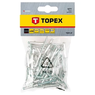 Topex popszegecs - 4,0x8/50 db