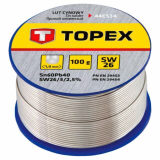 Topex forrasztóón - 1mm 100gr