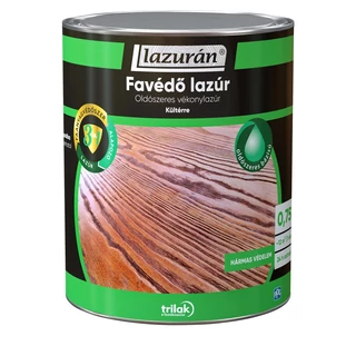 TRILAK Lazurán Aqua favédő lazúr 3in1 brazil mahagóni 0,75l