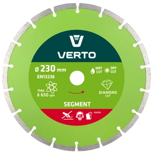 Gyémántkorong 230 mm szegm Verto (61H3S9)