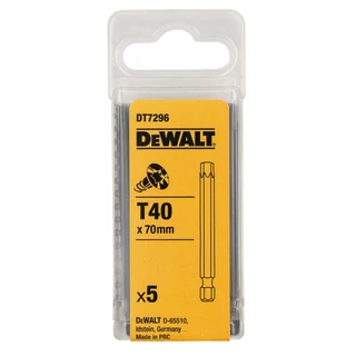 DEWALT DT7296-QZ TORX T40 csavarozóbetét - 5 db