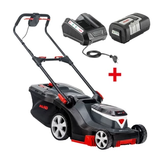 AL-KO Premium 3.85 Li akkus fűnyíró, 38 cm-es vágásszélességgel és 1 db 36V-os 5.0 Ah-s akksival, töltővel