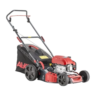 AL-KO EASY 4.66 P-D benzines fűnyíró, 46 cm vágási szélességgel, 7 fokozatban, 25 mm-től 75 mm-ig állítható, hogy a vágási magassággal.