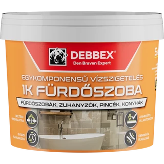 Den Braven egykomponensű vízszigetelés - FÜRDŐSZOBA - 2.5 kg