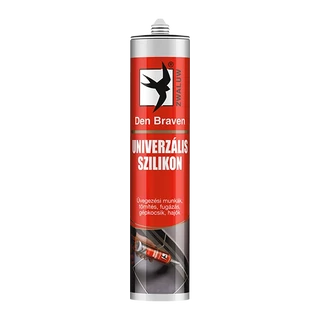 Den Braven univerzális szilikon - 280 ml, szürke