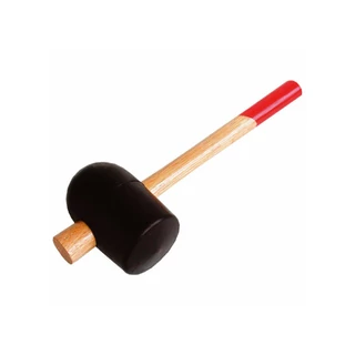 Gumikalapács 90mm fa nyél, fekete Extol Craft (2625)