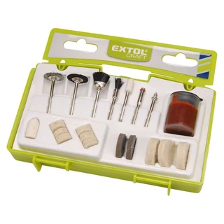 Egyenescsiszolóhoz 3,2mm csiszoló- és polírozó klt 20r Extol Craft (73417)