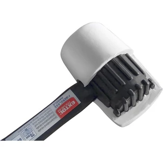 Gumikalapács 60mm üvegszálas nyél fehér Extol Premium (8811113)