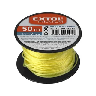Kőműves zsinór  50mx1,7mm sárga (8847212)