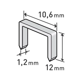 Tűzőgépkapocs 10,6/12mm M11 1000db/cs Extol Premium (8852204)