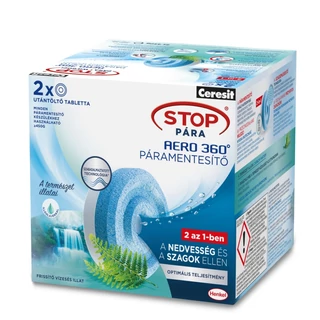 HENKEL Ceresit Stop Pára utántöltő tabletta Frissítő vízesés illattal