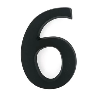 SB alumínium házszám 6/9 matt fekete 10cm