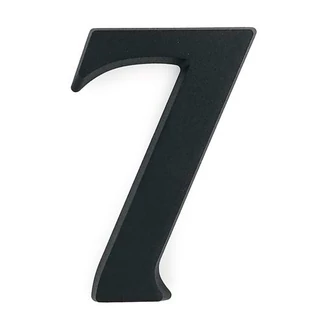 SB alumínium házszám 7 matt fekete 10cm