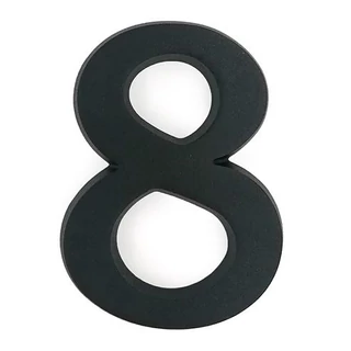SB alumínium házszám 8 matt fekete 10cm