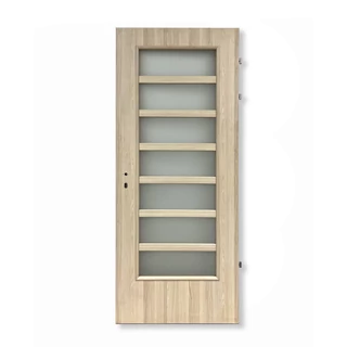 Beltréi ajtó fehér akác színben 7 üveggel jobbos 86.5 cm x 207.4 cm