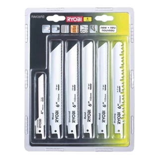RYOBI RAK06RB 6 db szablyafűrészlap