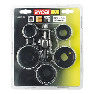 RYOBI RAK07HS 7db-os lyukfűrész szett