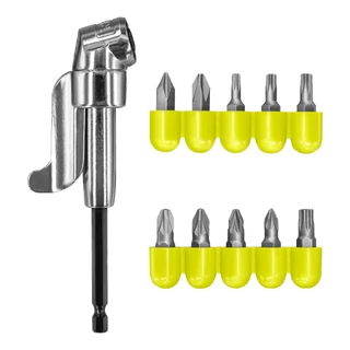 RYOBI RAKRAD11 sarokcsavarozó adapter bit szettel