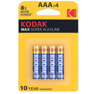 Kodak Max Alkáli Mikro Elem AAA (1,5V) B4