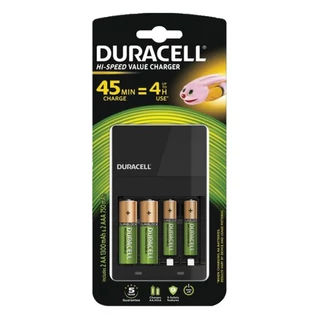 Duracell Akkutöltő CEF14 45min (+2db 1300mAh AA + 2db 750mAh AAA) B1