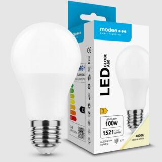 Modee Lighting LED Izzó Globe A60 13,8W E27 360° 4000K (1521 lumen) ERP