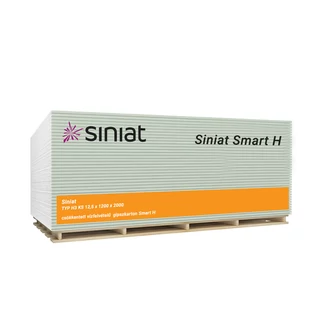 SINIAT Nida Smart H3 impregnált gipszkarton 12.5 x 1200 x 2000