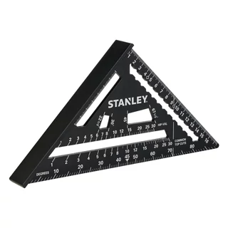 Stanley STHT46101-0 alumínium derékszögű háromszög, 180 mm-es hosszban.