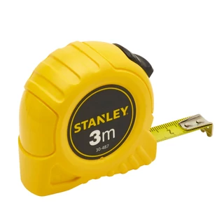 Stanley 0-30-487 mérőszalag, 3 m-es szalag hosszal, 12.7 mm szélességgel.