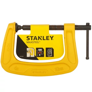 Stanley acél C szorító, 100 mm-es befogással.