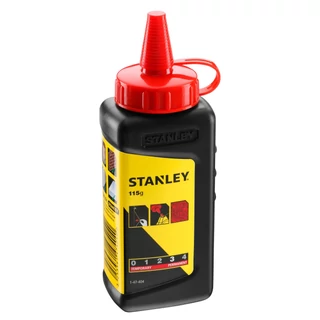 Stanley 115 g-os porfesték kicsapózsinórhoz, piros színben.